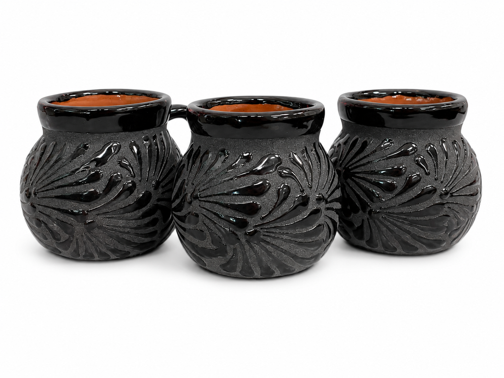 Black Espiga Mini Mug