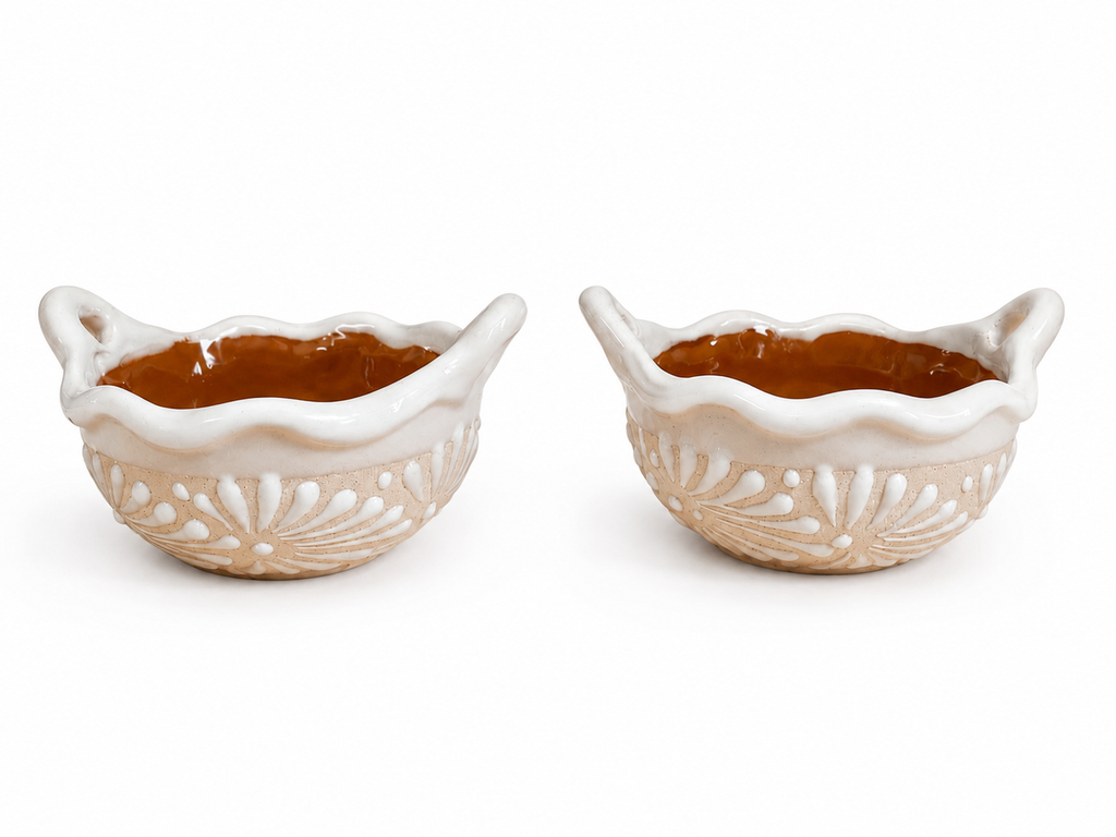 White Espiga Salsa bowl