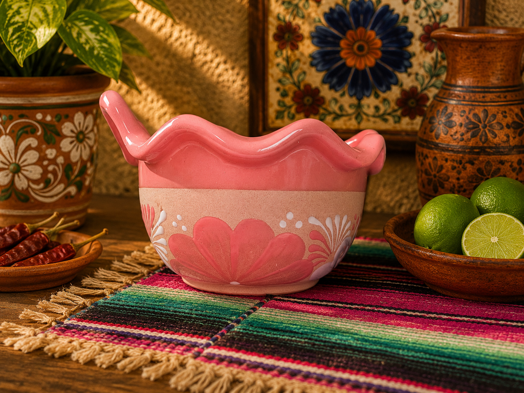 Pink Jumbo Salsa Bowl