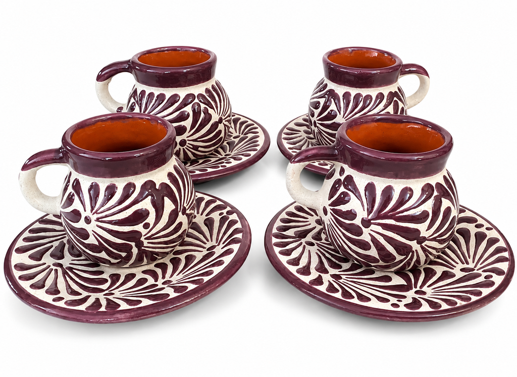 Purple Mini Mug & saucer