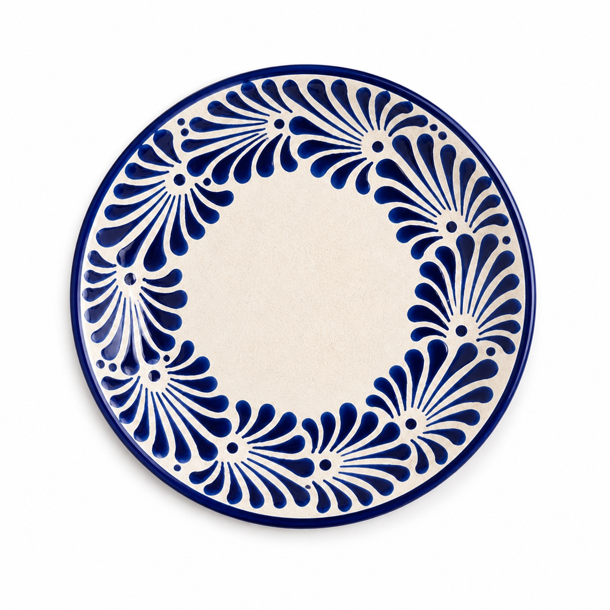 Blue Espiga plate
