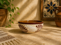 Burgundy Espiga Bowl