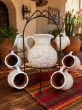 White Espiga Pitcher Set
