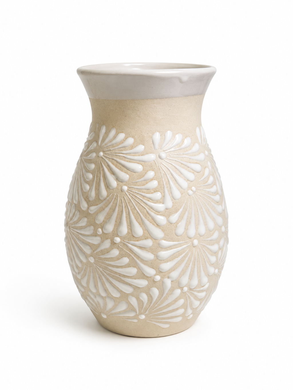 White Espiga Flower vase