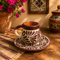 Purple Mini Mug & saucer