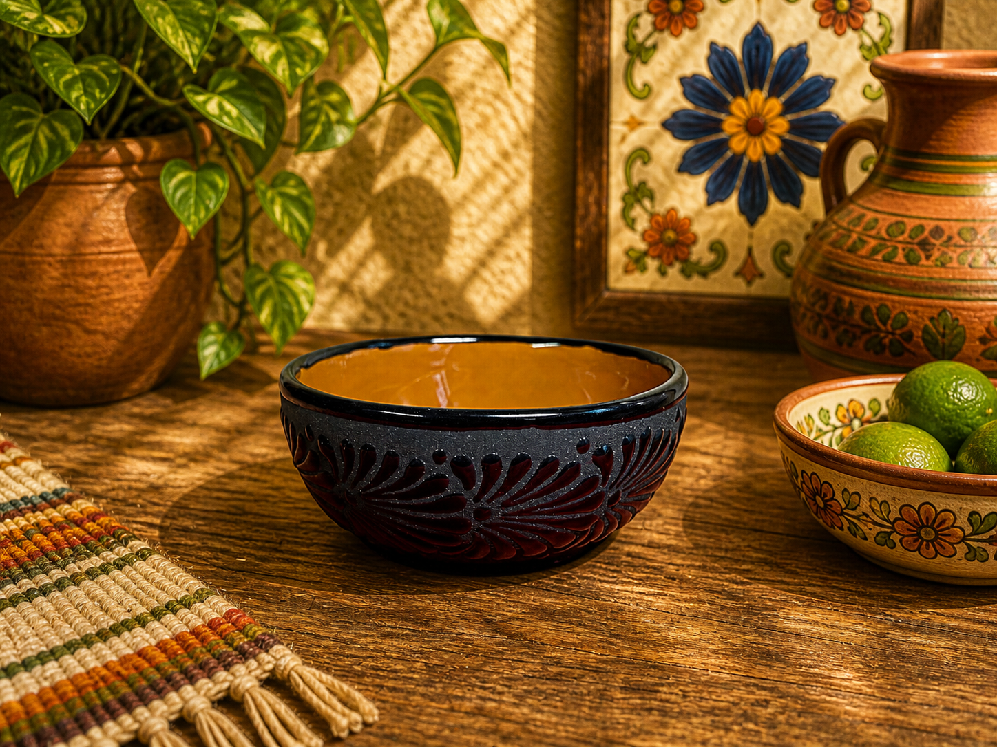 Black espiga bowl