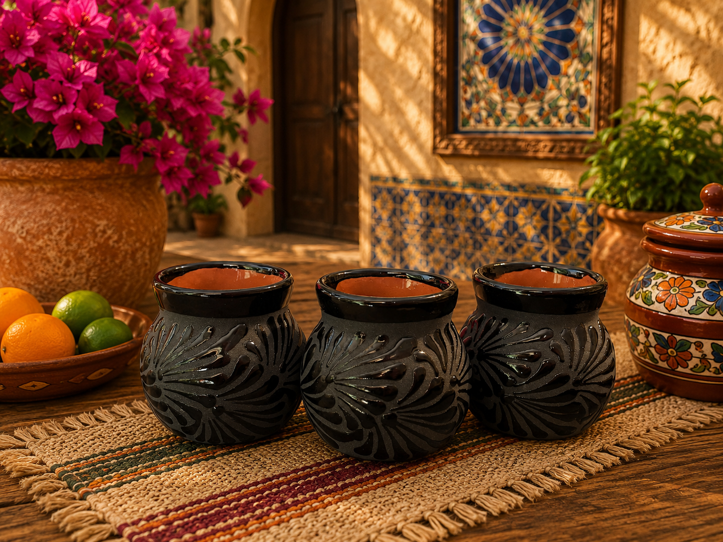 Black Espiga Mini Mug
