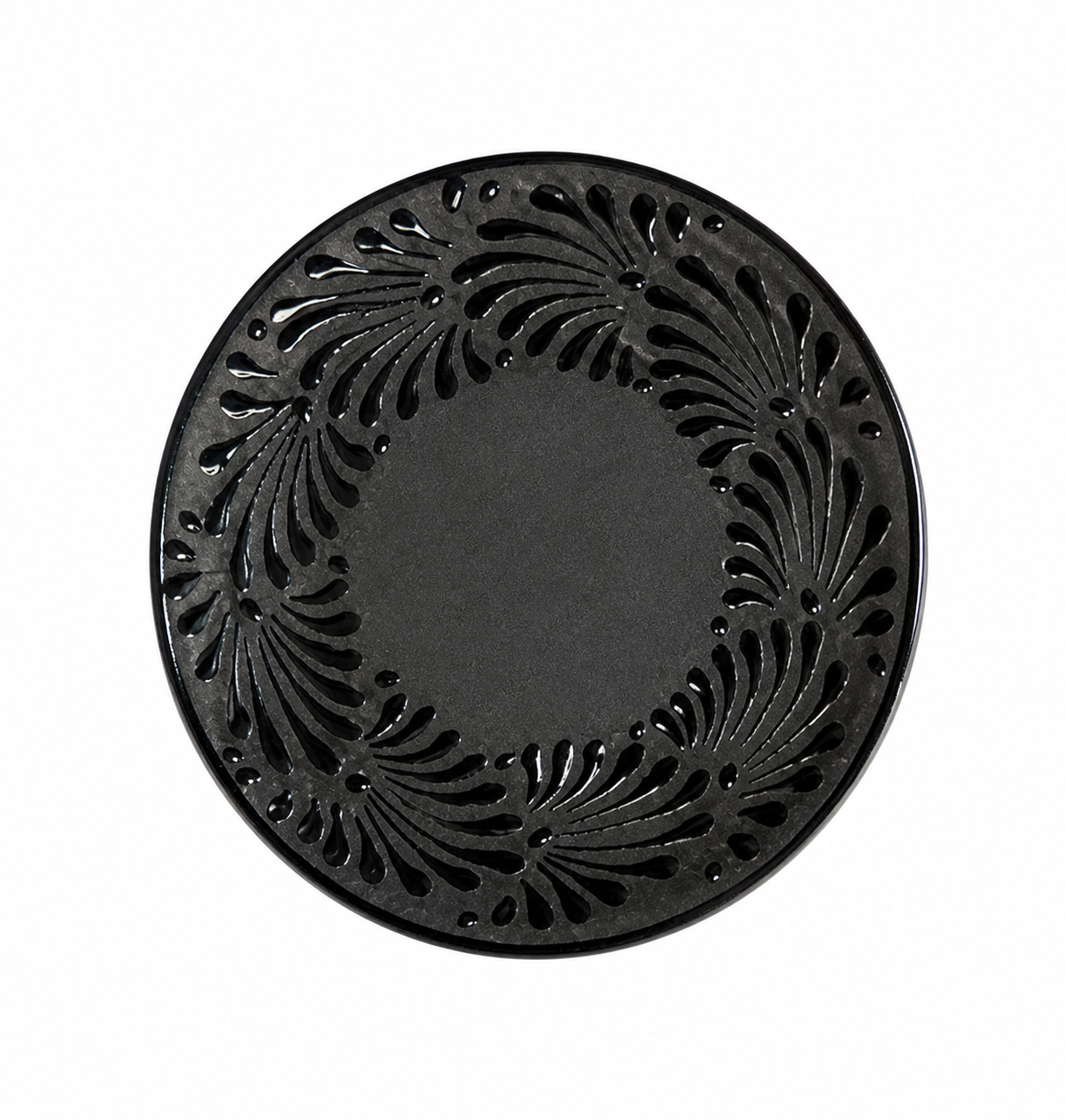 Black Espiga Plate