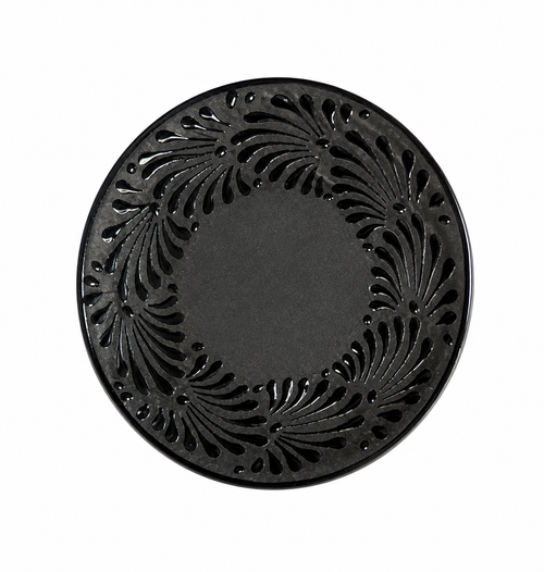 Black Espiga Plate