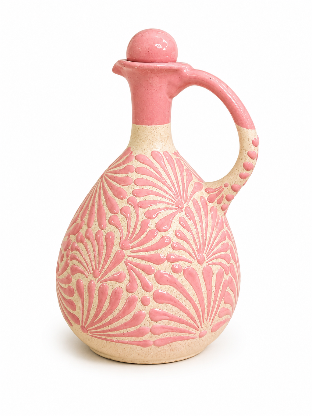 Pink Liquid Decanter