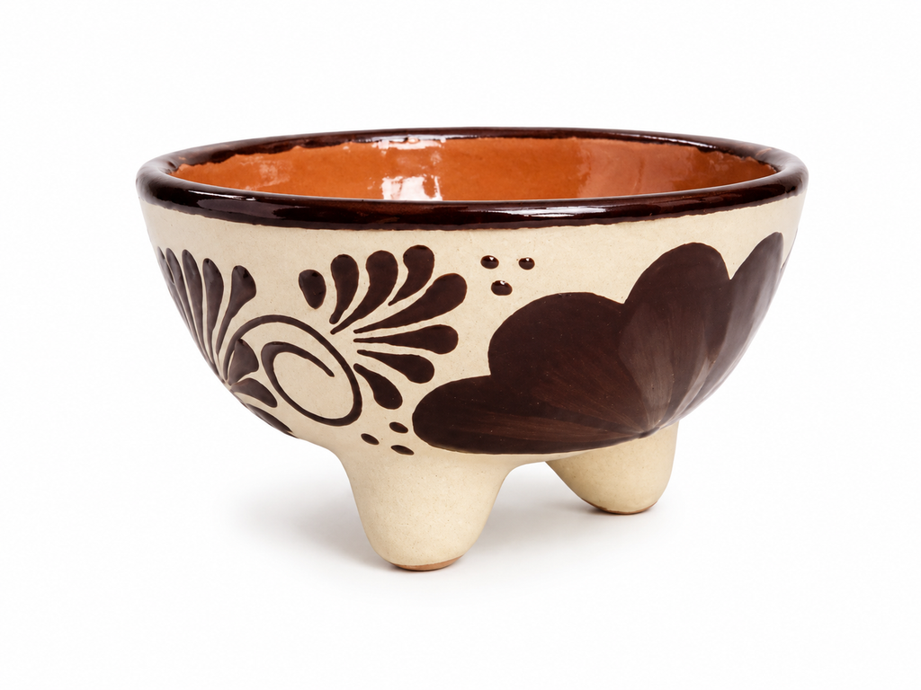 Brown Molcajete Salsa bowl