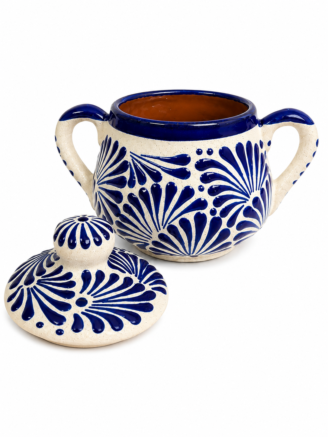 Blue Espiga sugar bowl