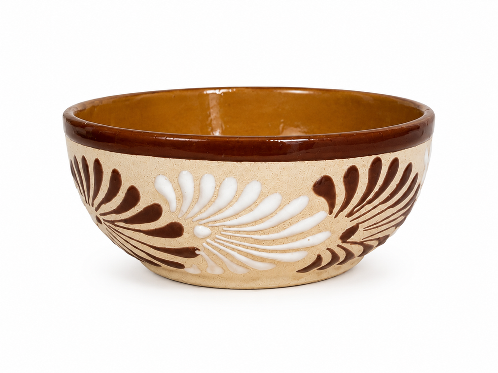Burgundy Espiga Bowl