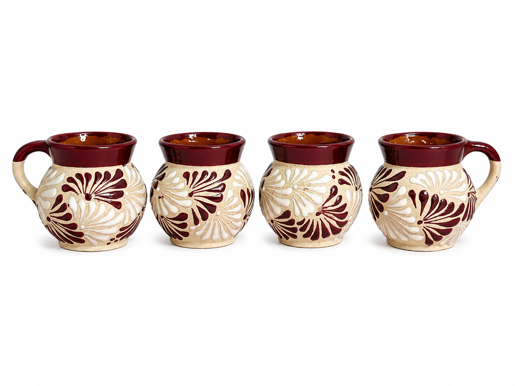 Burgundy Espiga Mug