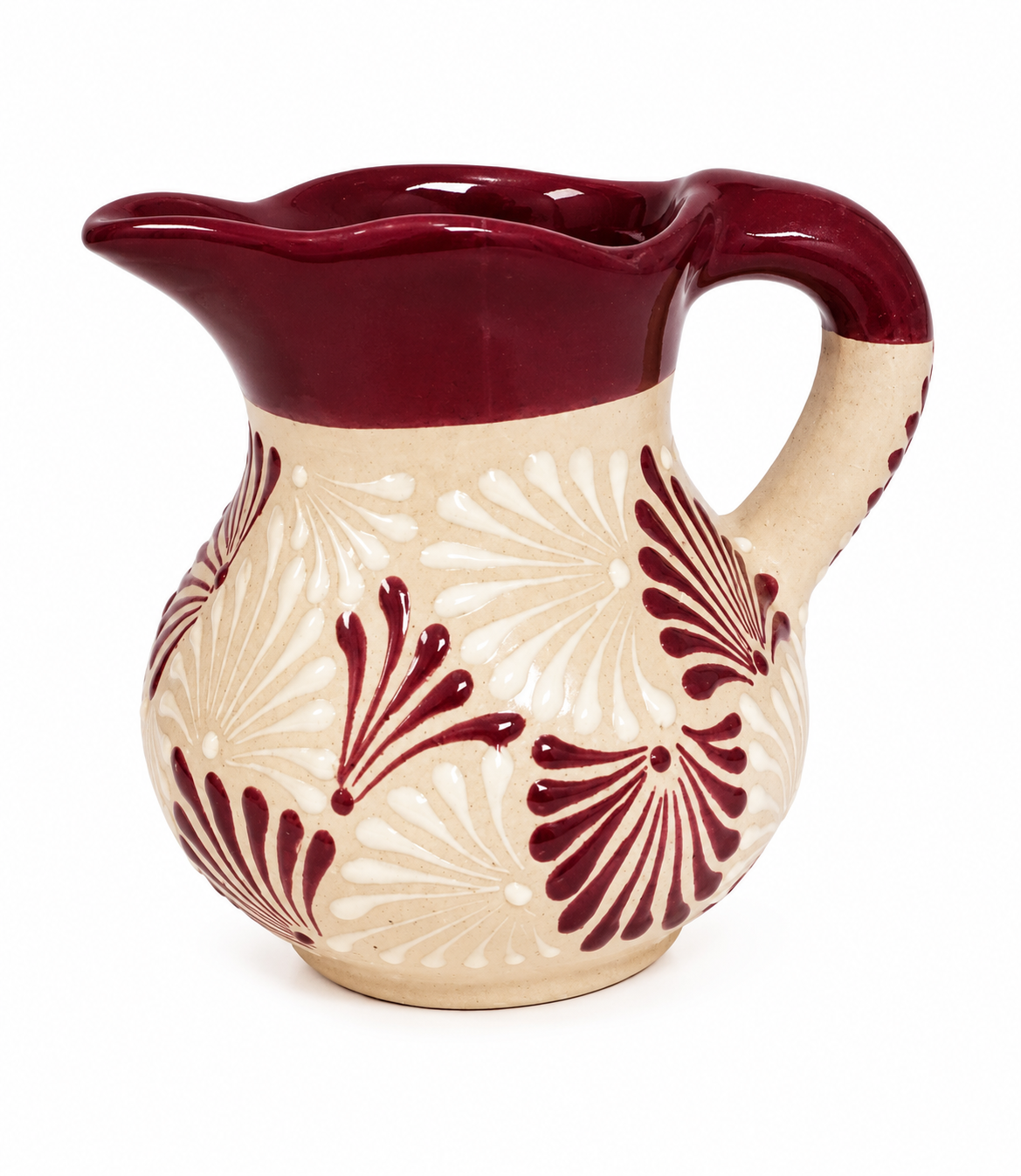Burgundy Espiga Pitcher