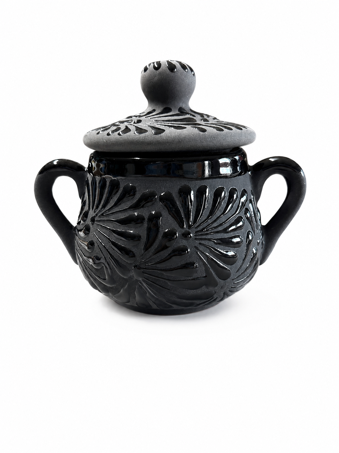 Black Espiga Sugar Bowl