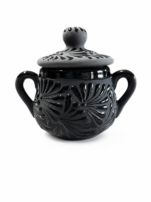 Black Espiga Sugar Bowl