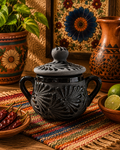 Black Espiga Sugar Bowl