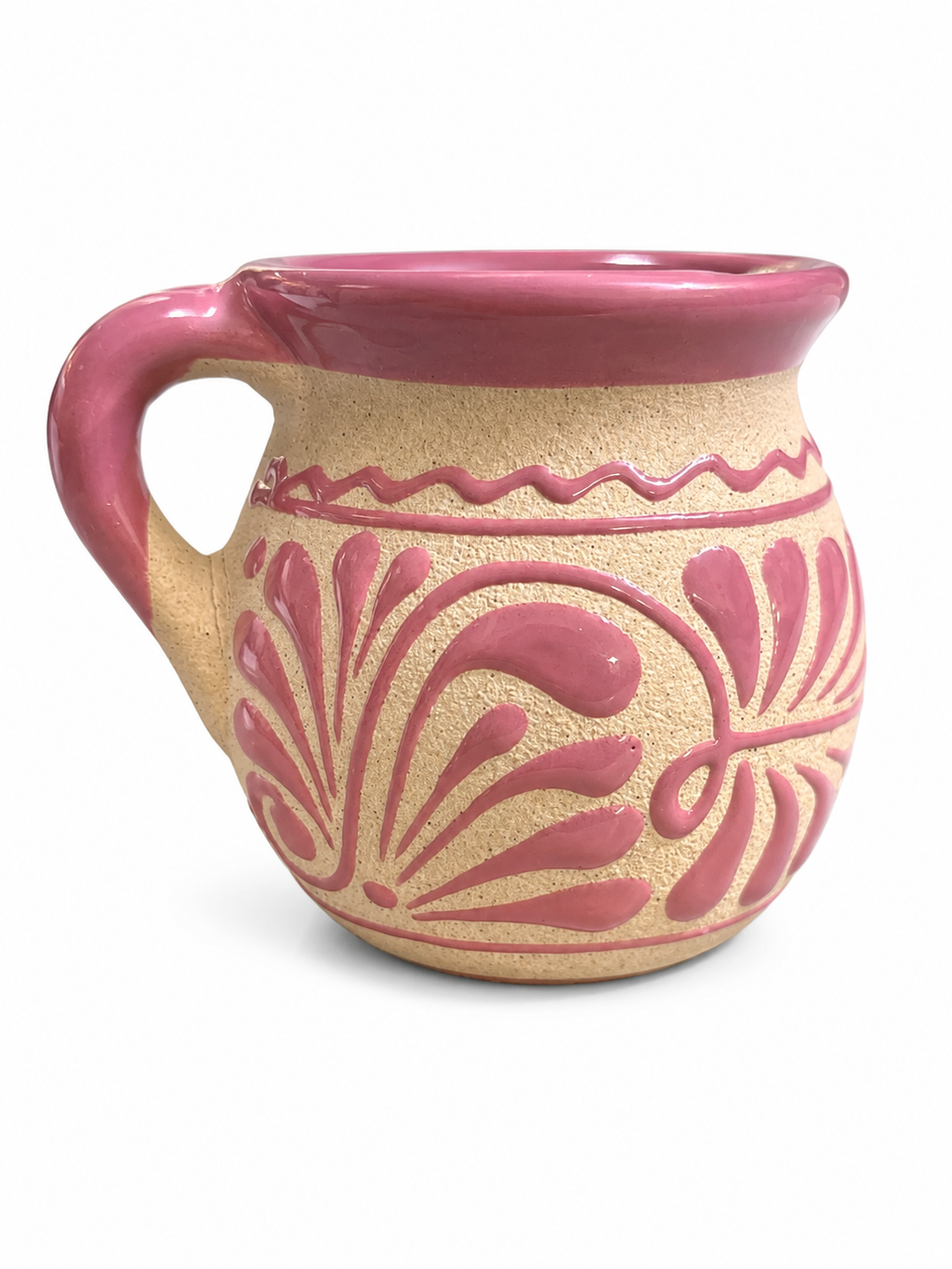 Pink Talavera mug